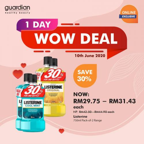 Guardian Online Listerine Promotion (10 Jun 2020)