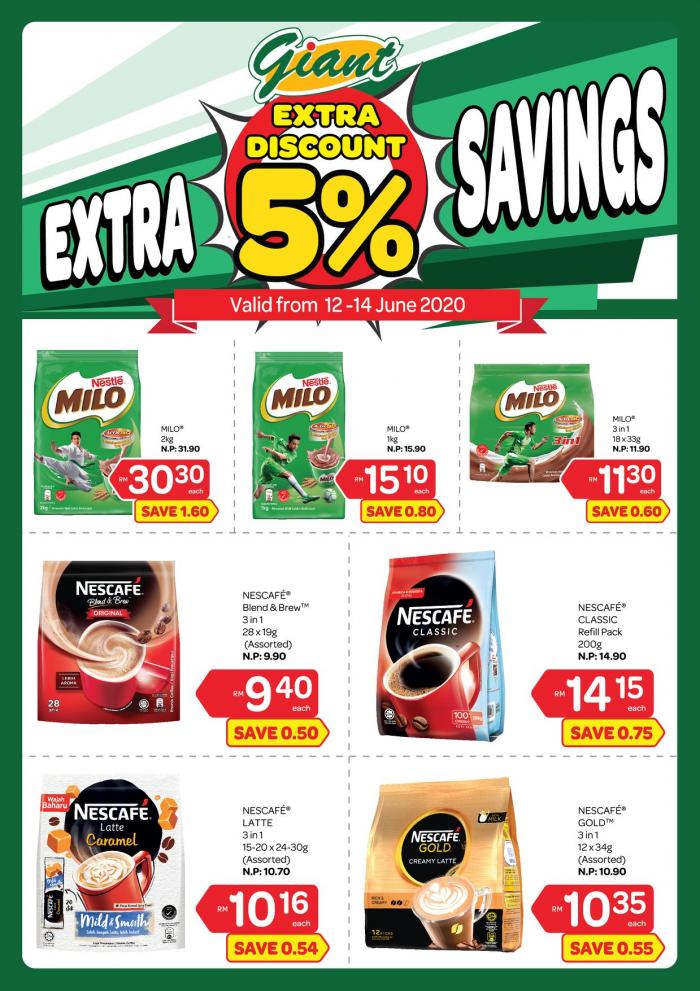 Giant Nestle Promotion (12 Jun 2020 - 14 Jun 2020)