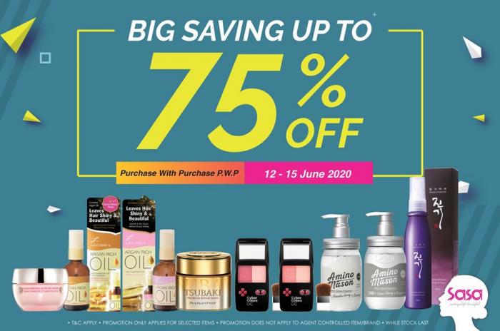 Sasa Big Saving Sale Up To 75% OFF (12 Jun 2020 - 15 Jun 2020)