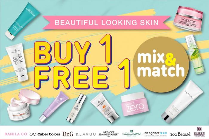 Sasa Beautiful Looking Skin Buy 1 FREE 1 Promotion (valid until 30 Jun 2020)