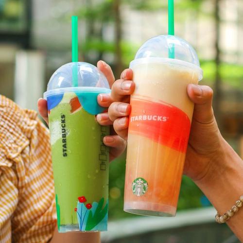 Starbucks Teaology Peach Cloud Jelly Frappuccino