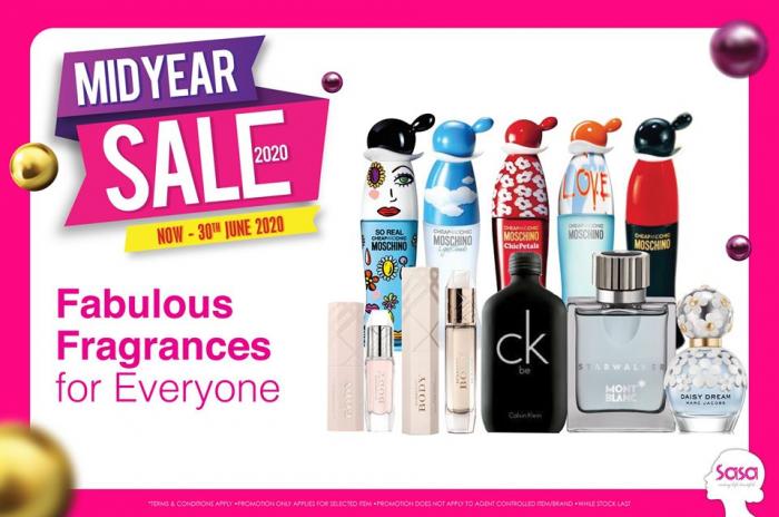 Sasa Fabulous Fragrances Mid Year Sale (valid until 30 Jun 2020)