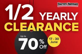 Harvey Norman Half Yearly Clearance Sale Up To 70% OFF (17 June 2020 - 30 June 2020)