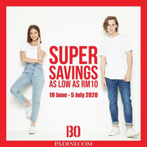 Brands Outlet Super Savings Sale As Low As RM10 (19 Jun 2020 - 5 Jul 2020)