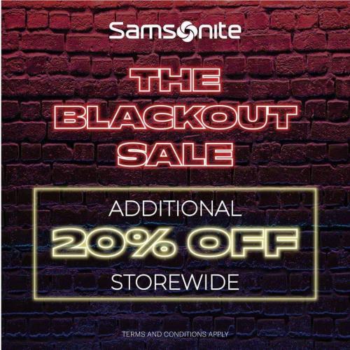 Samsonite The Blackout Sale at Genting Highlands Premium Outlets (19 Jun 2020 - 21 Jun 2020)