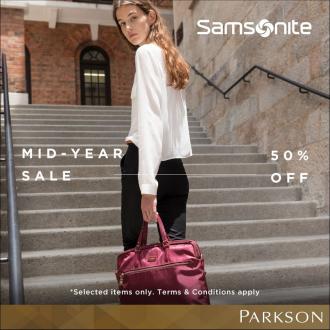 Parkson Samsonite Mid Year Sale Up To 50% OFF (valid until 26 July 2020)