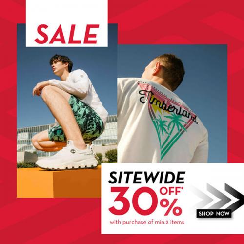 Timberland 30% OFF Sitewide Sale (17 Jun 2020 - 30 Jun 2020)