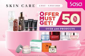 Sasa Skin Care Products 50% OFF Sale (2 July 2020 - 8 July 2020)