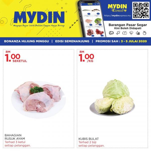 MYDIN Weekend Promotion (3 Jul 2020 - 5 Jul 2020)