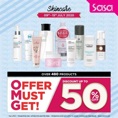 Sasa Skin Care Sale (9 Jul 2020 - 15 Jul 2020)