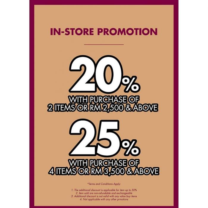 Aigner Special Sale Promotion at Johor Premium Outlets (10 Jul 2020 - 31 Jul 2020)