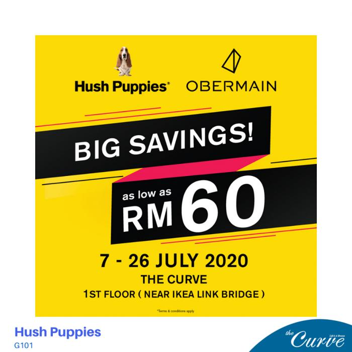 Hush Puppies Special Promotion (7 July 2020 - 26 July 2020)