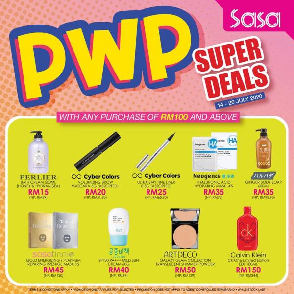 Sasa PWP Super Deals Promotion (14 Jul 2020 - 20 Jul 2020)