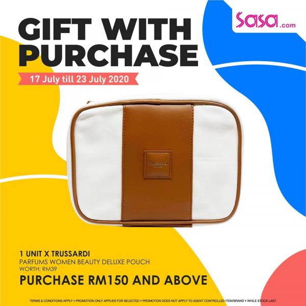 Sasa Online Promotion FREE Trussardi Parfurms Women Beauty Deluxe Pouch (17 Jul 2020 - 23 Jul 2020)