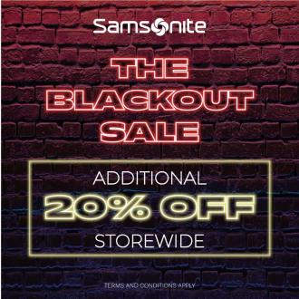 Samsonite The Blackout Sale at Genting Highlands Premium Outlets (17 July 2020 - 19 July 2020)