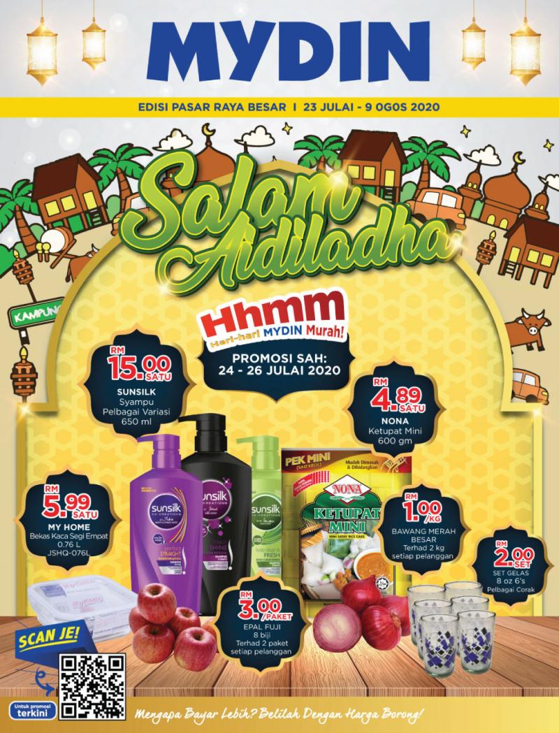 MYDIN Hari Raya Haji Promotion Catalogue (23 Jul 2020 - 9 Aug 2020)