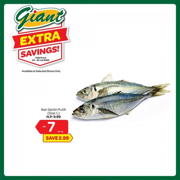 Giant Fresh Sardines Promotion (24 Jul 2020 - 25 Jul 2020)