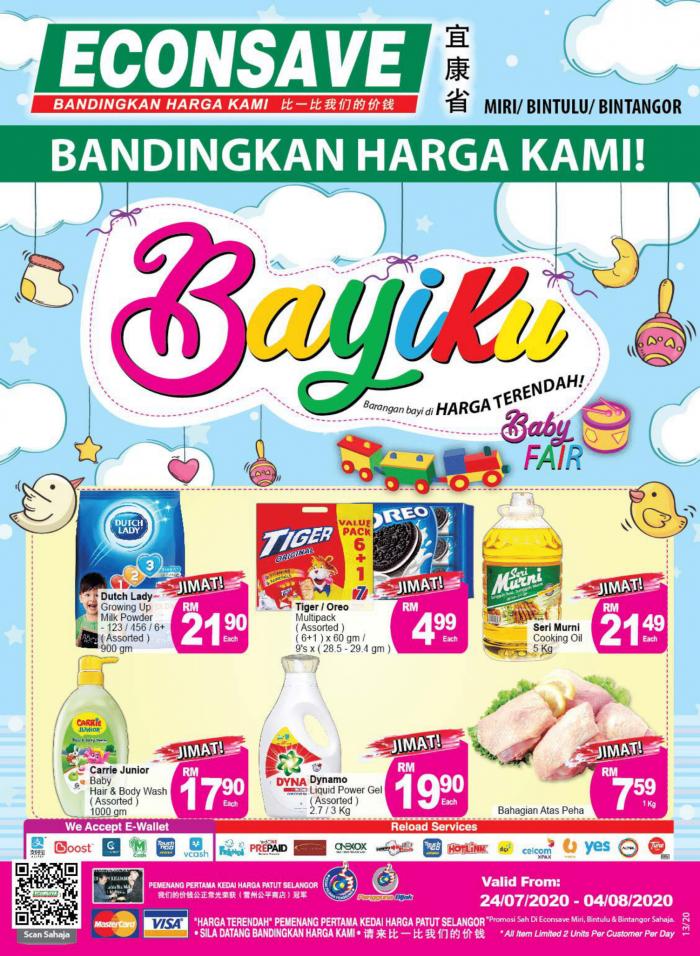 Econsave Promotion Catalogue at Miri, Bintulu & Bintangor (24 Jul 2020 - 4 Aug 2020)