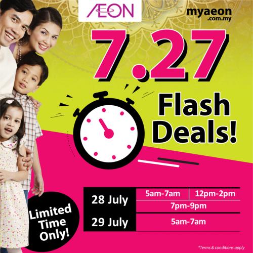 AEON 7.27 Extravaganza Sale Flash Deals on MyAEON (28 Jul 2020)
