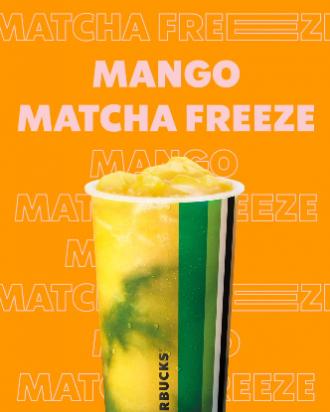 Starbucks Mango Matcha Freeze