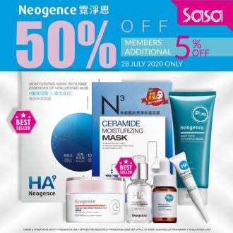 Sasa Neogence Brand Day Sale 50% OFF (28 July 2020)