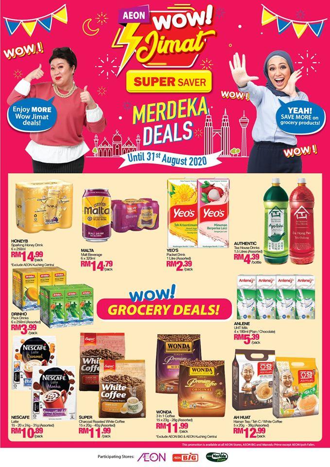 AEON Wow Jimat Merdeka Deals Promotion (valid until 31 Aug 2020)