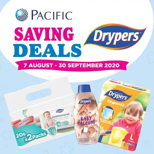 Pacific Hypermarket Drypers Saving Deals Promotion (7 Aug 2020 - 30 Sep 2020) Pacific Hypermarket Drypers Saving Deals Promotion (7 Aug 2020 - 30 Sep 2020)