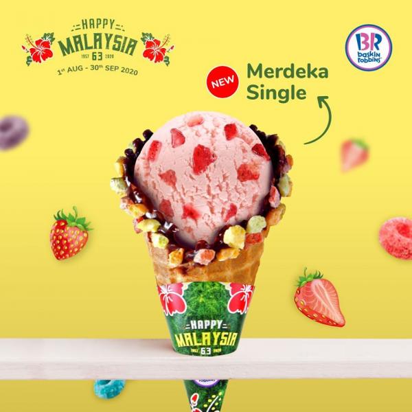 Baskin Robbins New Merdeka Single Ice Cream