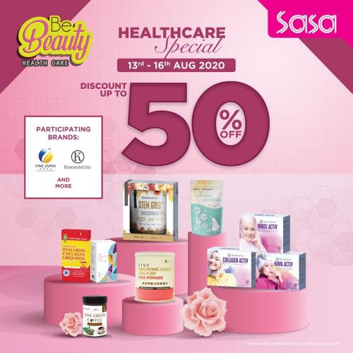 SaSa Healthcare Sale Up To 50% OFF (13 Aug 2020 - 16 Aug 2020)