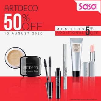 SaSa Artdeco Cosmetics Sale 50% OFF (13 August 2020)