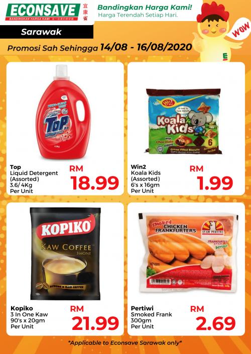 Econsave Sarawak Weekend Promotion (14 Aug 2020 - 16 Aug 2020)