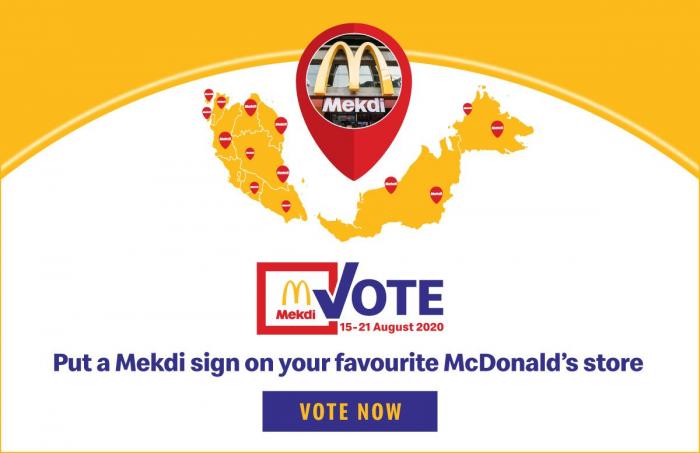 McDonald's Mekdi Vote