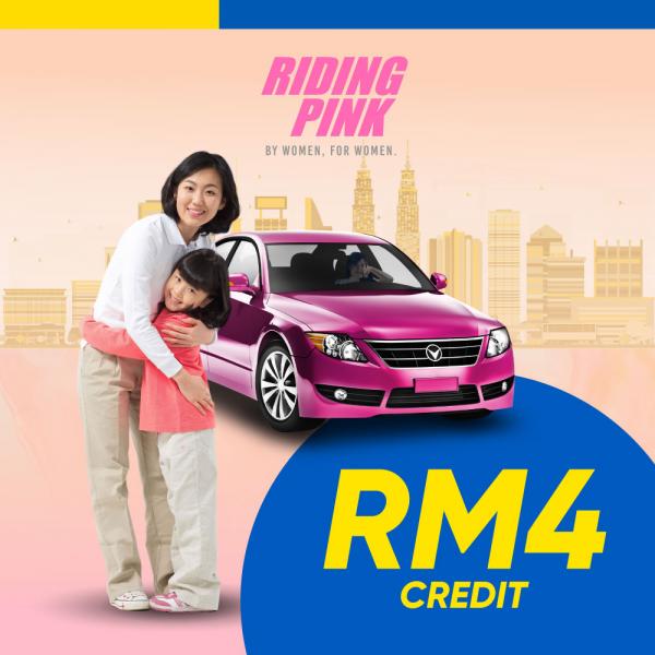 Riding Pink FREE RM4 Credit Promotion with Touch 'n Go eWallet (15 Aug 2020 - 14 Sep 2020)