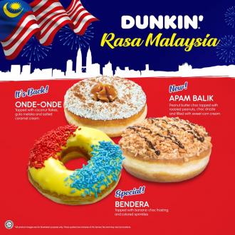 Dunkin Donuts Merdeka Special Onde-Onde Donut, Apam Balik Donut & Bendera Donut
