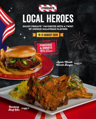 TGI Fridays Merdeka Special Menu (18 August 2020 - 31 August 2020)