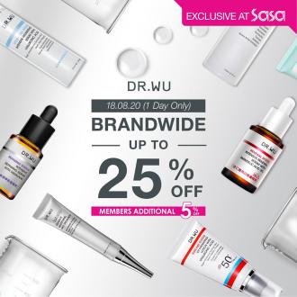 SaSa Dr Wu Brand Day Sale Up To 25% OFF (18 August 2020)