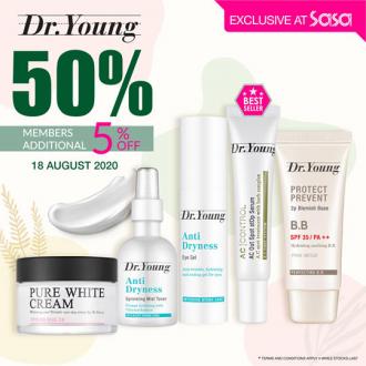 SaSa Dr Young Brand Day Sale 50% OFF (18 August 2020)