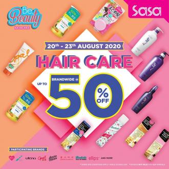 Sasa Hair Care Sale Up To 50% OFF (20 August 2020 - 23 August 2020)