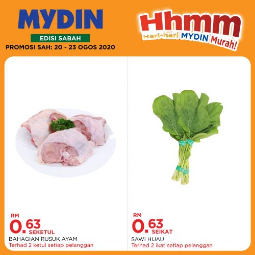 MYDIN Sabah Hari-Hari Murah Promotion (20 Aug 2020 - 23 Aug 2020)