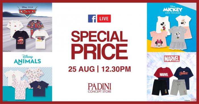 Padini Concept Store Facebook Live Special Price Sale As Low As RM23 (25 Aug 2020)