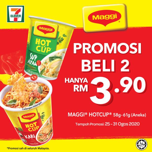 7 Eleven Maggi Hotcup Promotion (25 Aug 2020 - 31 Aug 2020)