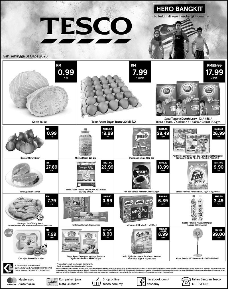 Tesco Weekend Promotion (28 Aug 2020 - 31 Aug 2020)