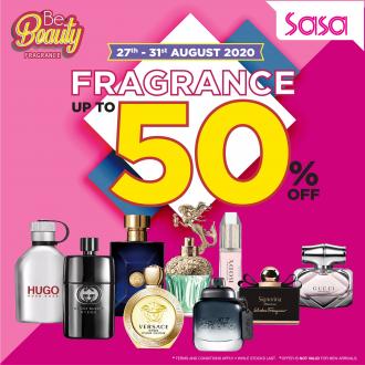 Sasa Fragrance Sale Up To 50% OFF (27 August 2020 - 31 August 2020)