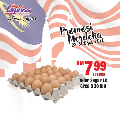Maslee Taman Molek Merdeka Promotion (28 Aug 2020 - 31 Aug 2020)