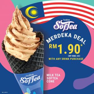 Tealive Softtea Merdeka Deal @ RM1.90 Promotion