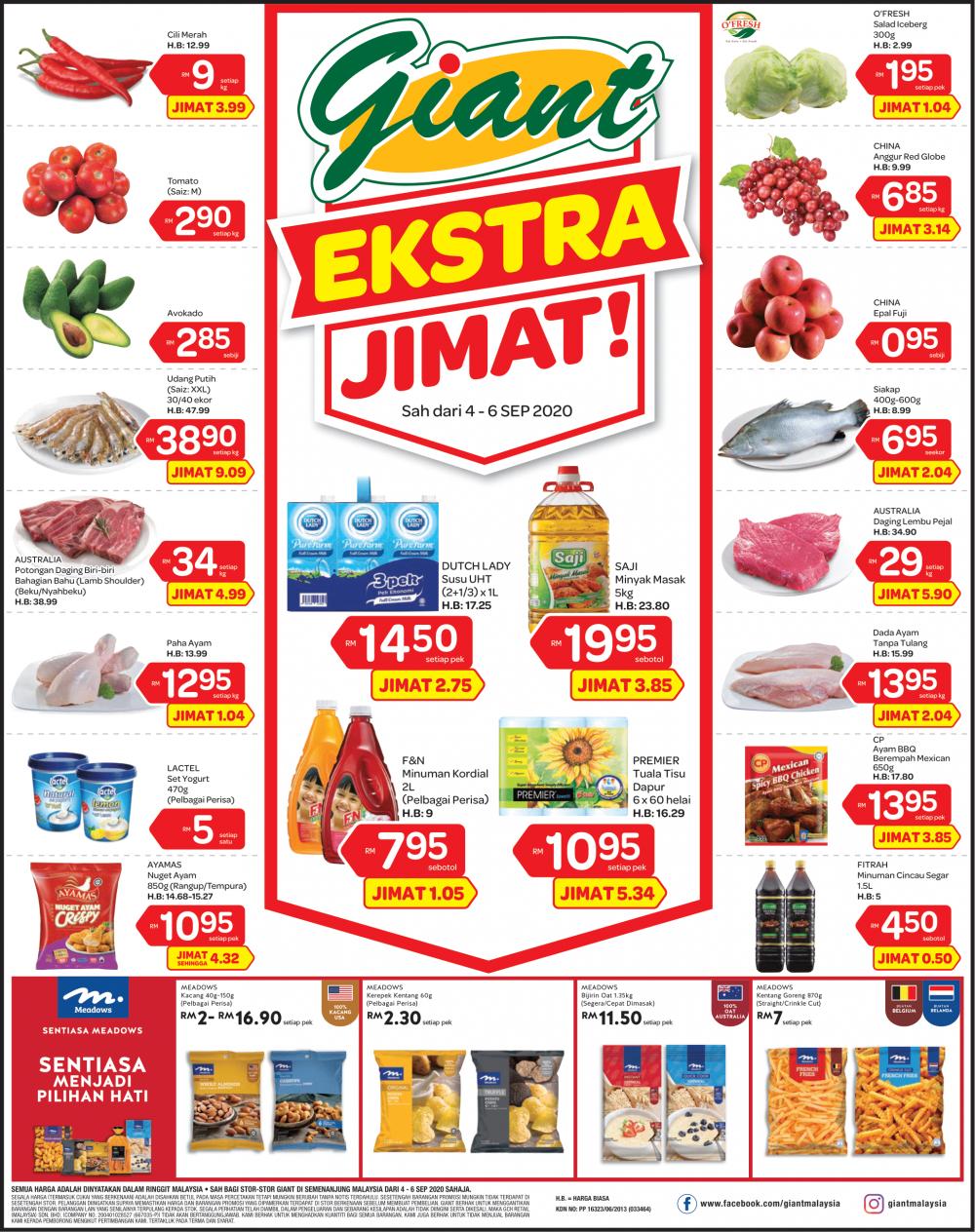 Giant Weekend Promotion (4 Sep 2020 - 6 Sep 2020)