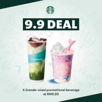 Starbucks 9.9 Promotion Beverage @ RM9.90 (9 September 2020)