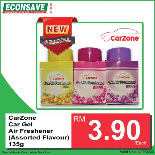 Econsave CarZone Car Air Freshener Promotion (valid until 30 Sep 2020)