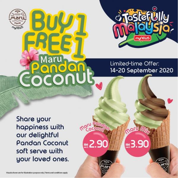 myNEWS Malaysia Day Maru Buy 1 FREE 1 Promotion (14 Sep 2020 - 20 Sep 2020)