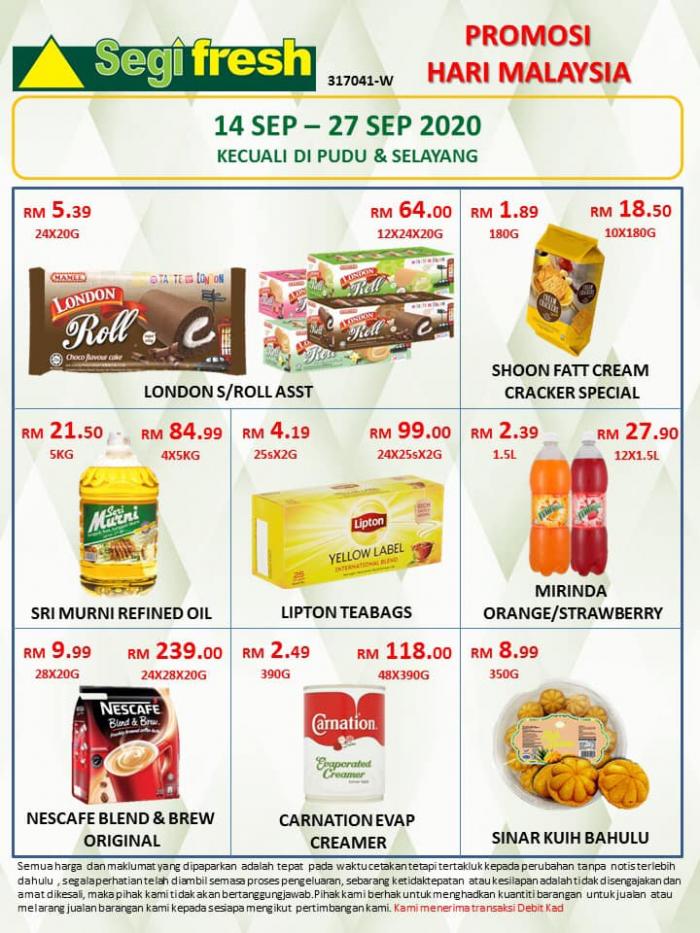 Segi Fresh Malaysia Day Promotion (14 Sep 2020 - 27 Sep 2020)